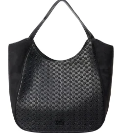 Lala Berlin Shopper - Mar - Heritage Embroidery Black