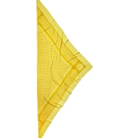 Lala Berlin Tørklæde - Triangle Trinity Classic M - Gul