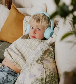 Lalarma Høretelefoner m. Lys - Trådløs - 85db - Blå