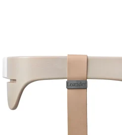 Leander Classic Bøjle til Højstol - Whitewash m. Læderstrop