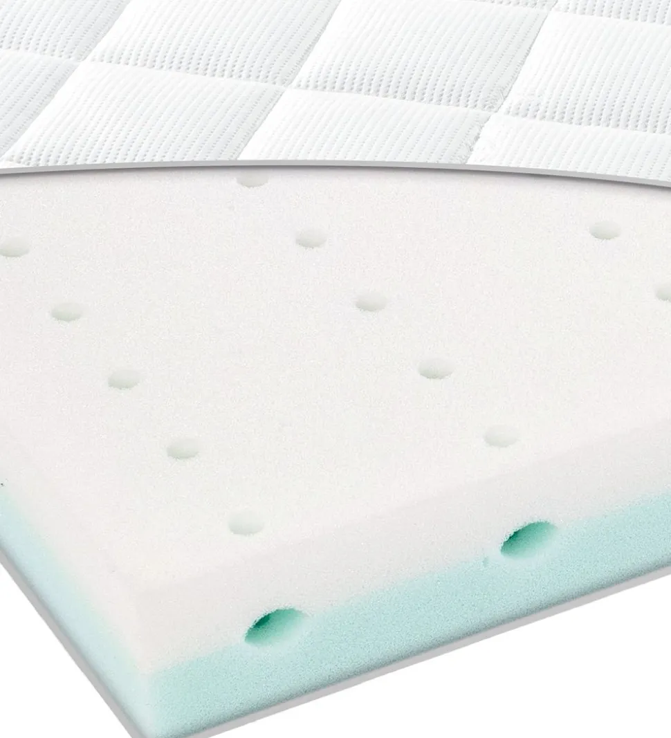 Leander Madras - Linea/Luna - Comfort - 120x60 cm - Hvid