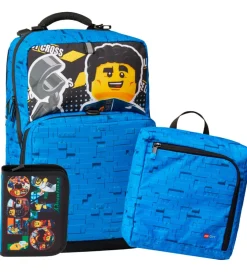 LEGO® Skoletaske m. Gymnastikpose/Penalhus - City - Police Adven