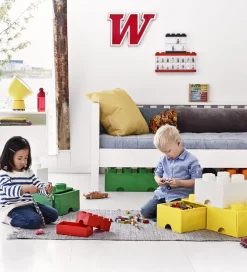 LEGO® Storage Opbevaringsskuffe - 4 Knopper - 25x25x18 - Grøn