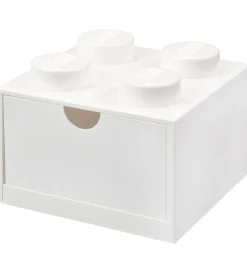 LEGO® Storage Opbevaringsskuffe - 4 Knopper - 15x15x9 - Hvid