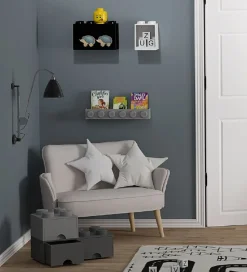 LEGO® Storage Opbevaringsskuffe - 8 Knopper - 50x25x18 - Sort