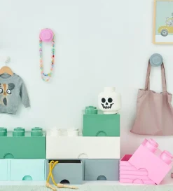 LEGO® Storage Opbevaringsskuffe - 8 Knopper - 50x25x18 - Grå