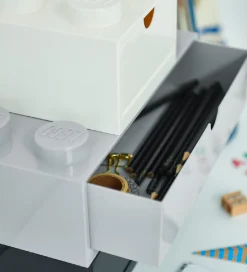 LEGO® Storage Opbevaringsskuffe - 8 Knopper - 31x15x9 - Grå