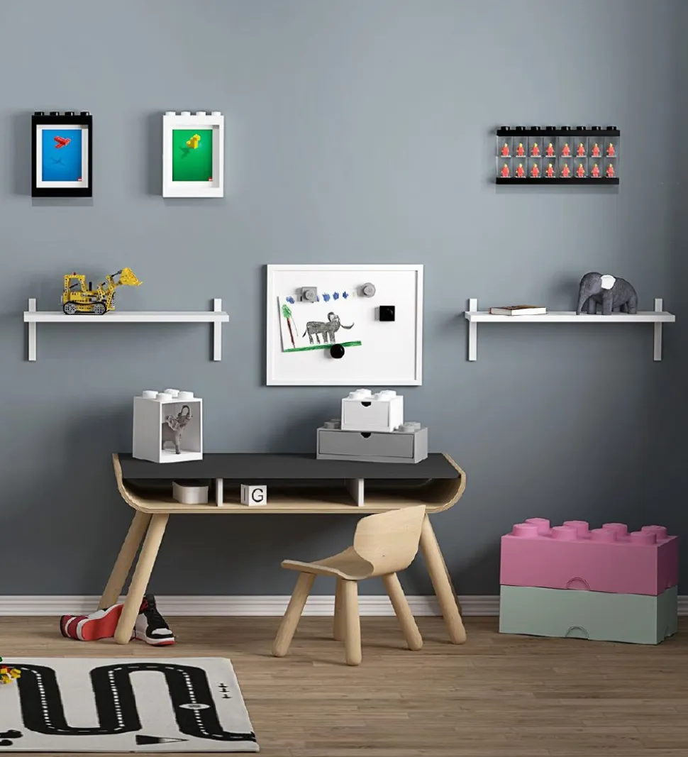 LEGO® Storage Opbevaringsskuffe - 8 Knopper - 31x15x9 - Grå