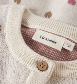 Lil Atelier Cardigan - Strik - NmfSaran - Turtledove/Sepia Tint