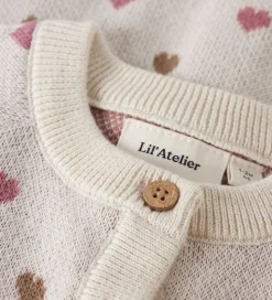 Lil Atelier Cardigan - Strik - NbfSaran - Turtledove/Sepia Tint