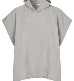Lille Kanin Badeponcho - Musselin - Brown Smoke