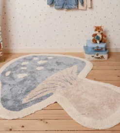 Little Dutch Gulvtæppe - 102x118 cm - Blå Svamp