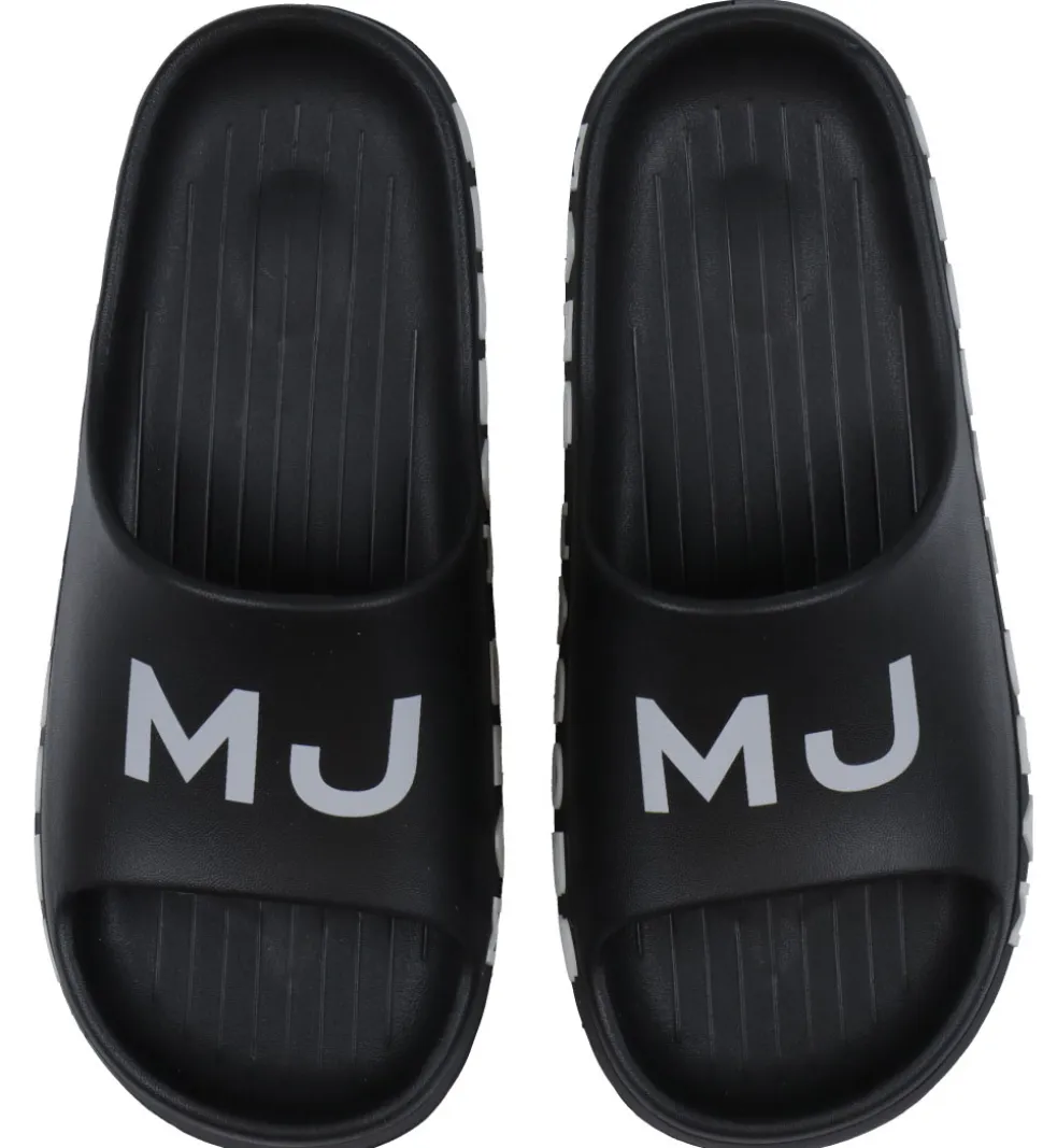 Little Marc Jacobs Badesandaler - Sort m. Logo