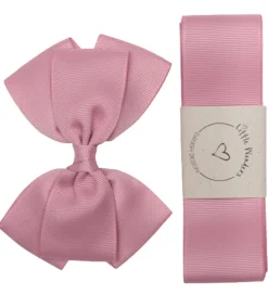 Little Wonders Dåbsbånd m. Sløjfe - Quartz Rose
