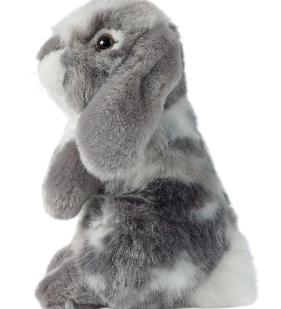 Living Nature Bamse - 18x14 cm - Siddende Kanin - Grå