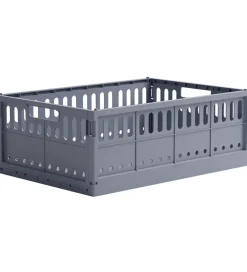 Made Crate Foldekasse - Maxi - 48x33x17,5 cm - Blue Grey