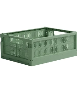 Made Crate Foldekasse - Midi - 33x24x13 cm - Green Bean Green