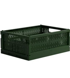 Made Crate Foldekasse - Midi - 33x24x13 cm - Racing Green