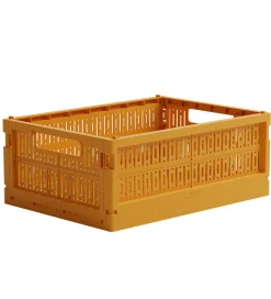 Made Crate Foldekasse - Midi - 33x24x13 cm - Mustard