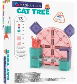 Magna-Tiles Magnetsæt - 13 Dele - Cat Tree + MicroMAGS