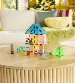 Magna-Tiles Magnetsæt - 27 Dele - Doggy Daycare + MicroMAGS