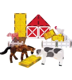 Magna-Tiles Magnetsæt - 25 Dele - Farm Animals
