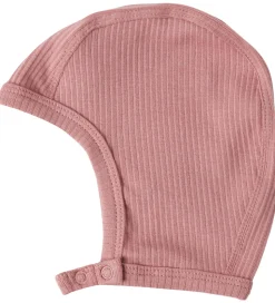 MarMar Babyhjelm - Rib - Modal - Rose Parfait