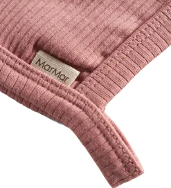 MarMar Babyhjelm - Rib - Modal - Rose Parfait