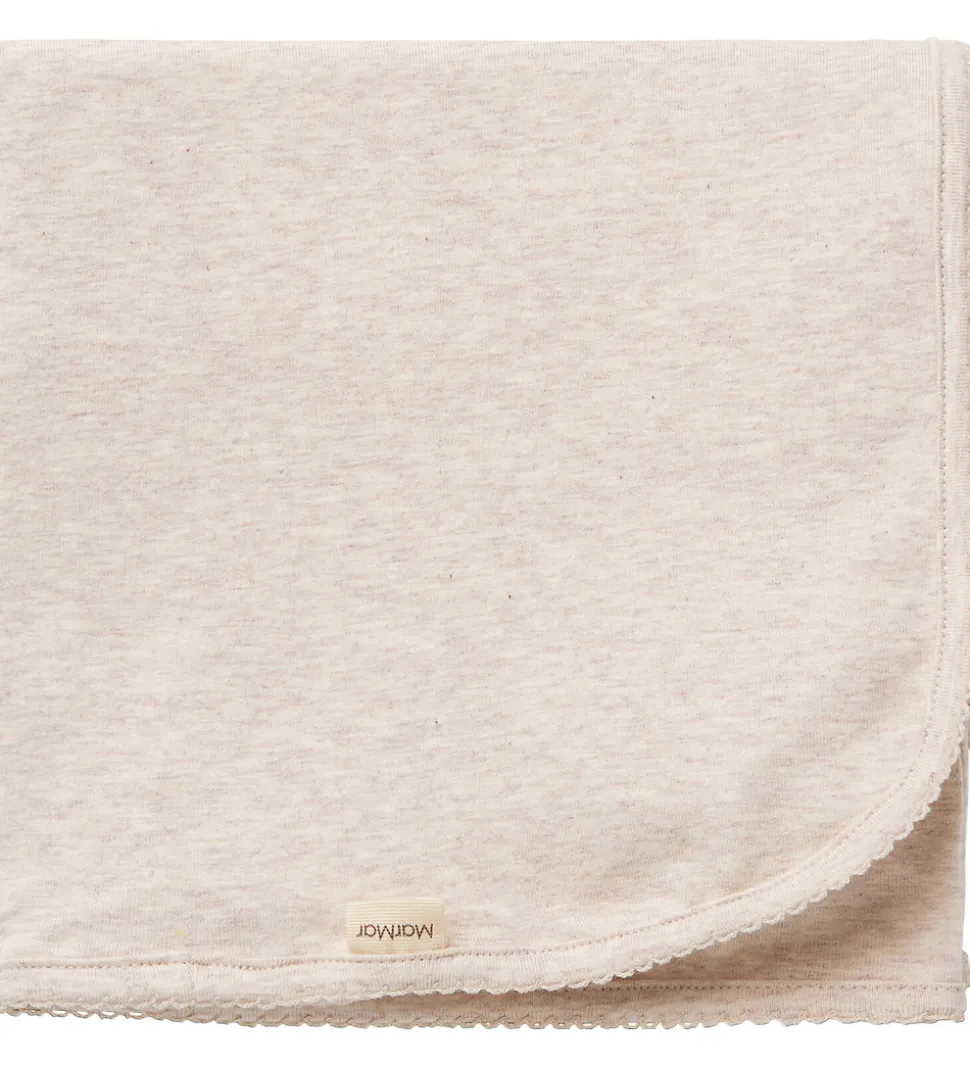 MarMar Babytæppe - 80x80 cm - Alida - Noos - Lysebeigemeleret