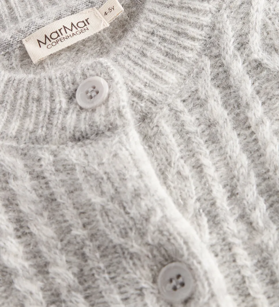 MarMar Cardigan - Uld - Morning Dew Mel.ange