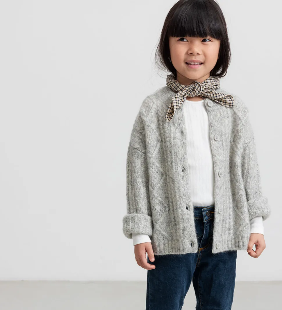 MarMar Cardigan - Uld - Morning Dew Mel.ange