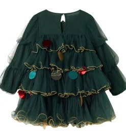 MarMar Kjole - Tyl - December - Dark Leaf