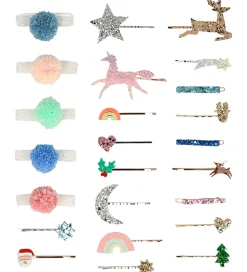 Meri Meri Julekalender - Hårpynt - 24 Låger