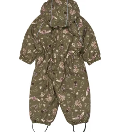 Mikk-Line Flyverdragt - Forest - Burnt Olive m. Print