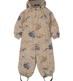 Mikk-Line Flyverdragt - Forest - Coriander m. Print