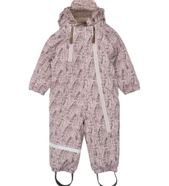 Mikk-Line Flyverdragt - PU - Recycled - AOP - Cloud Gray