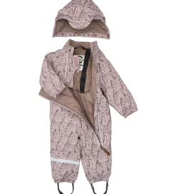 Mikk-Line Flyverdragt - PU - Recycled - AOP - Cloud Gray