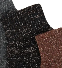 Mikk-Line Handsker - Uld/Polyamid - 3-pak - French Roast-Black-A