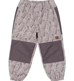 Mikk-Line Termotøj - Cloud Gray m. Blomster/Flæser