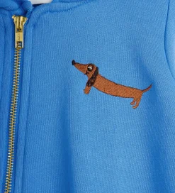 Mini Rodini Heldragt - Dog - Baby Onesie - Blå