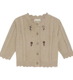 Minymo Cardigan Knit - Beige Meleret