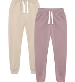 Minymo Sweatpants - 2-pak - Elderberry