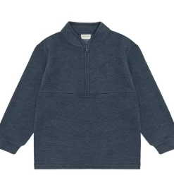 Minymo Sweatshirt m. Lynlås - 2-pak - Vetiver