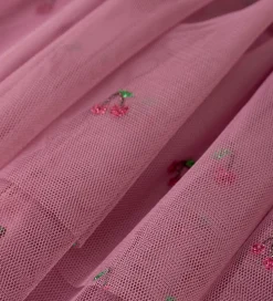 Minymo Tylnederdel - Mauve Orchid m. Kirsebær