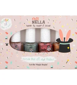 Miss Nella Neglelak - 4-pak - Pink & Green