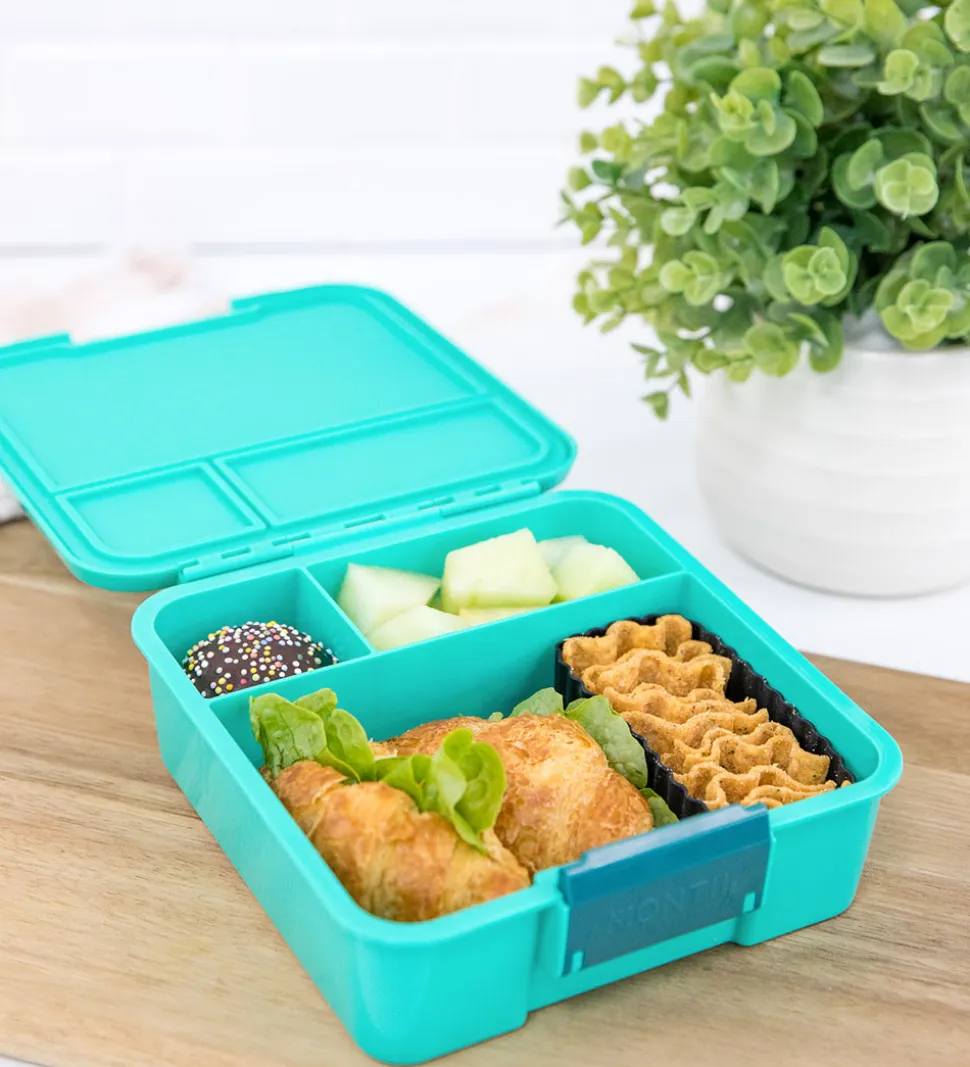 MontiiCo Madkasse m. 3 rum - Bento Three - 1 l - Mojito