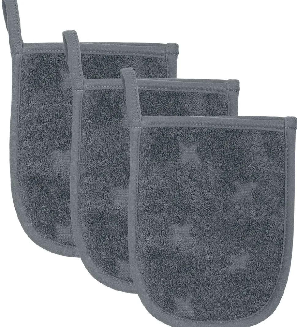 Müsli Badehandske - 3-pak - 14x18 cm - Stormy Blue