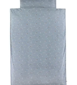 Müsli Sengetøj - Junior - Stars - Jasmin Blue/Balsam Cream/Walnu