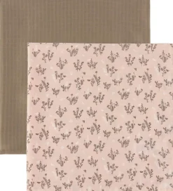 Müsli Stofbleer - 2-pak - 75x75 - Flora - Nightingale/Balsam Cre