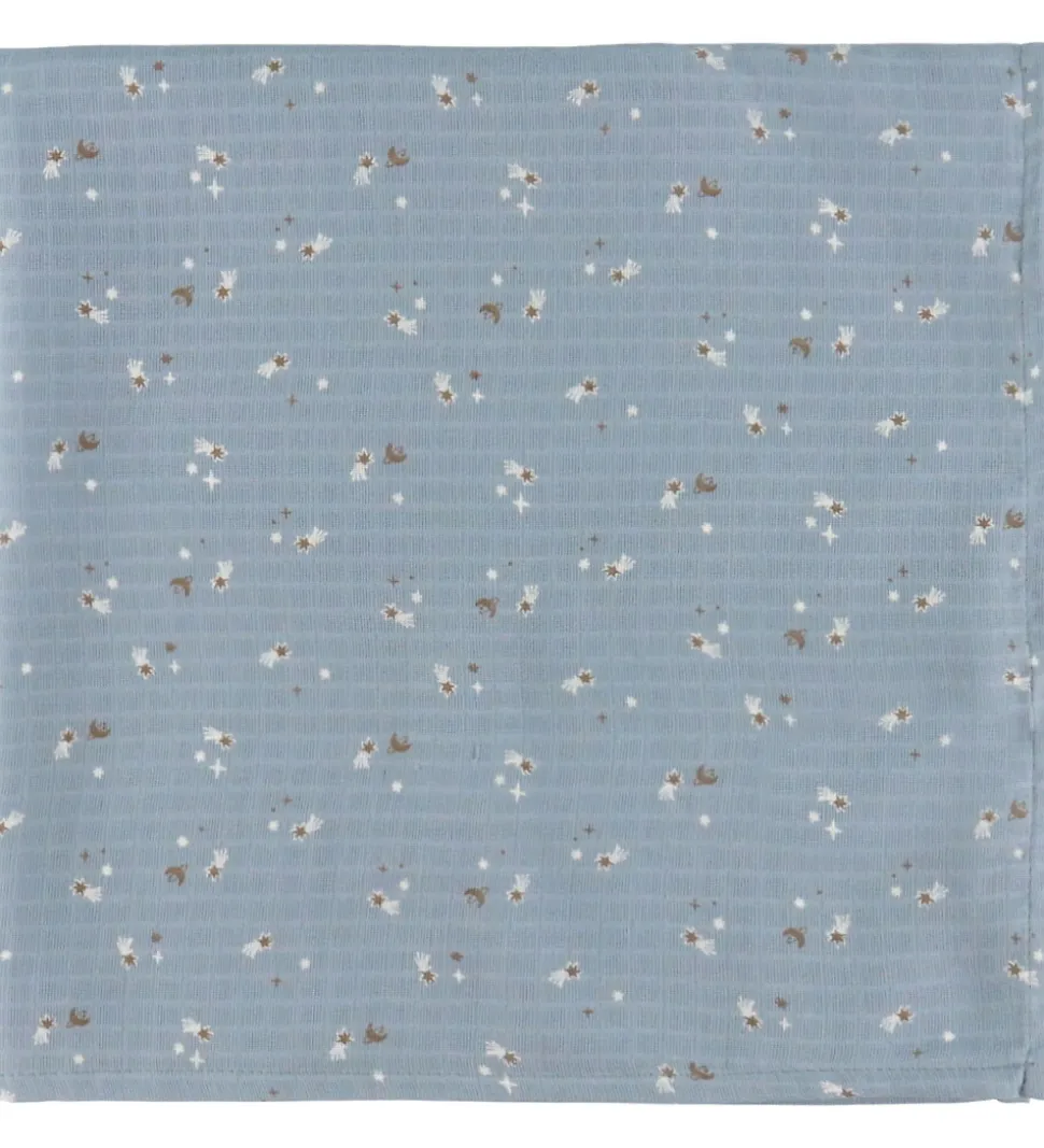 Müsli Stofbleer - 2-pak - 75x75 - Stars - Jasmin Blue/Balsam Cre